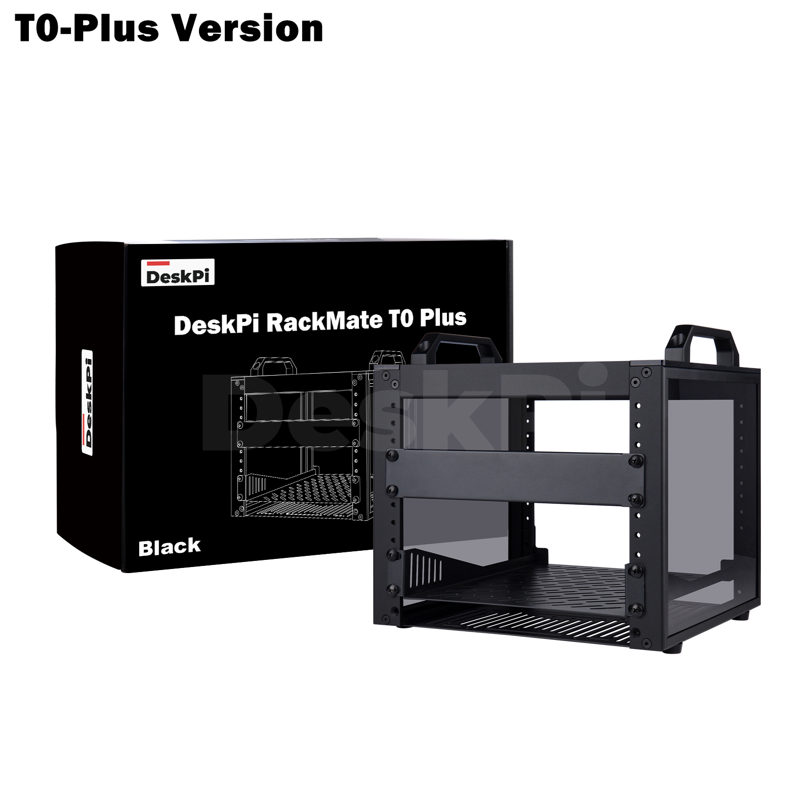 Deskpi Super6C - DeskPi RackMate T0-Plus Rackmount, 10-inch 4U-serverkast