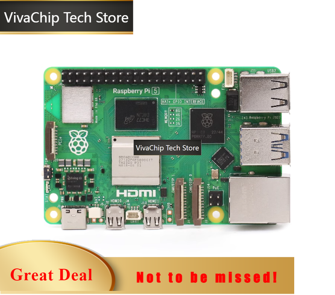 Raspberry Pi 5 8Gb - VivaCTRaspberry Pi 5e generatie 5B ontwikkelbord