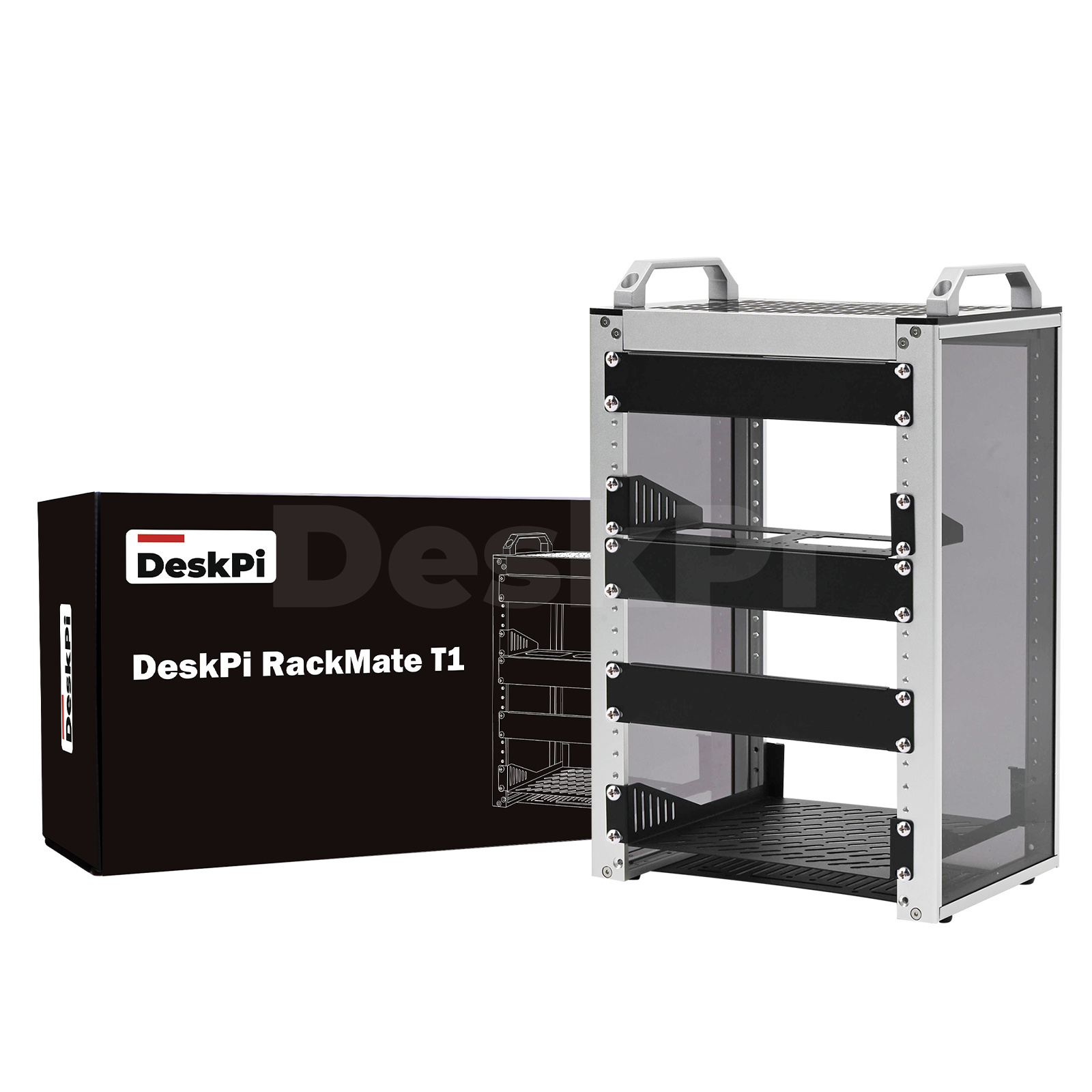 Deskpi Super6C - DeskPi RackMate T1 Rackmount, 10 inch