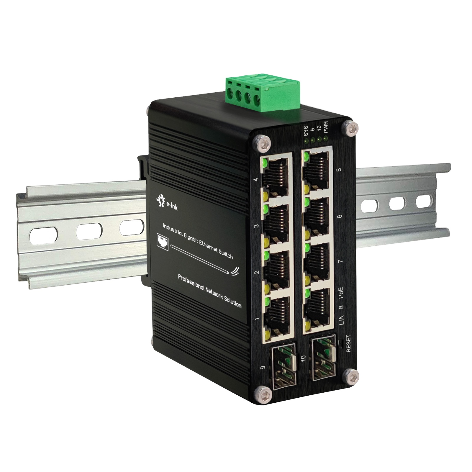 Managed Gigabit Poe Switch 8 Port 802.3At - Beheerde PoE Switch 8-poorts 10/100/1000T 802.3at