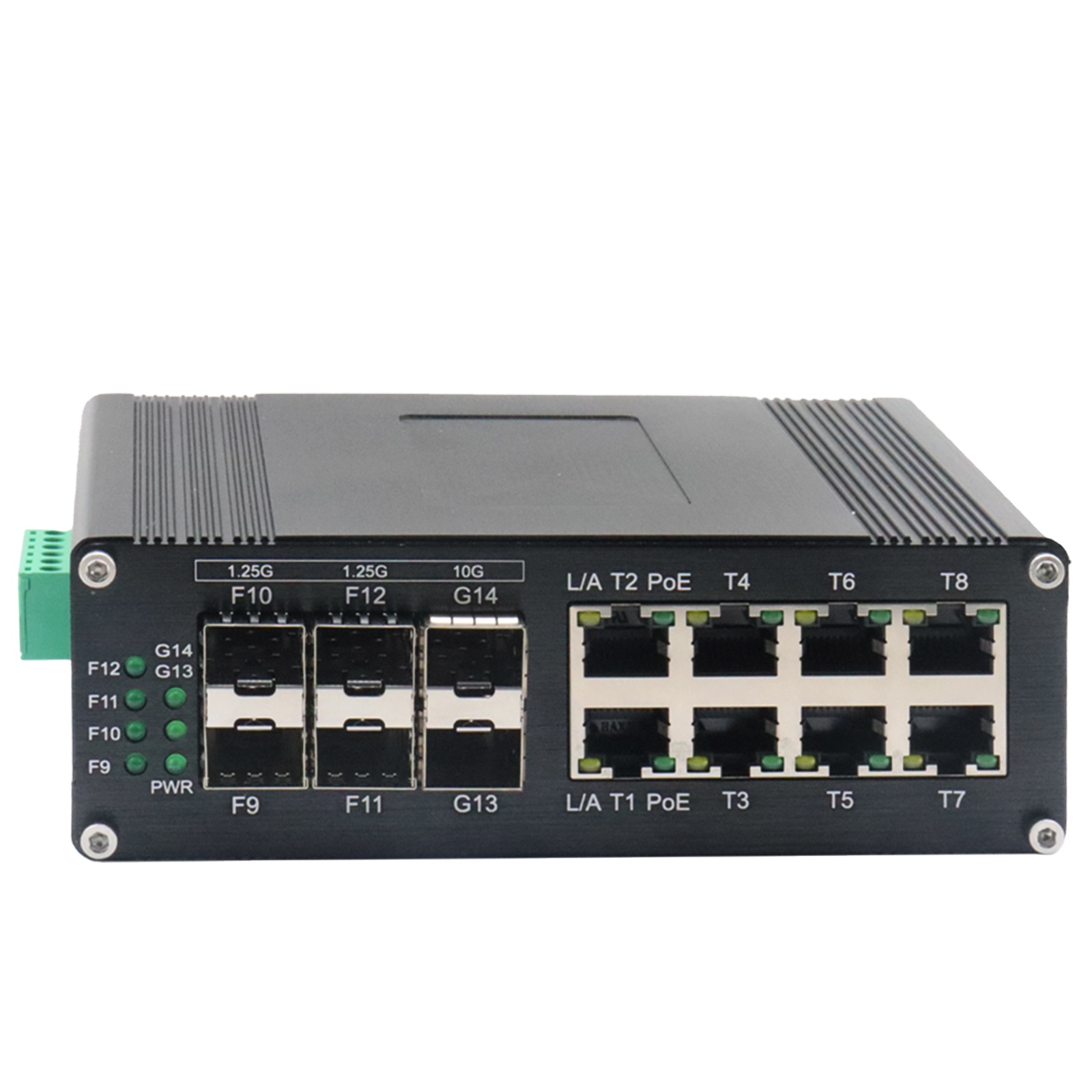 Managed Gigabit Poe Switch 8 Port 802.3At - Industriële Ethernet-switch Gigabit 8-poorts 10 100
