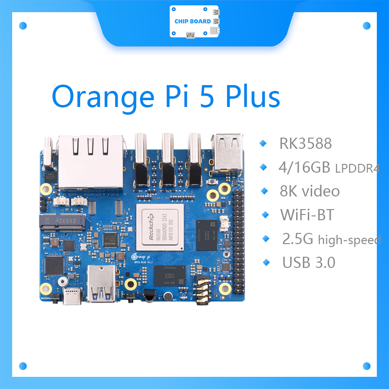 Orange Pi 5 Plus Single Board  - Orange Pi 5 Plus 32Gb recensie en prijs