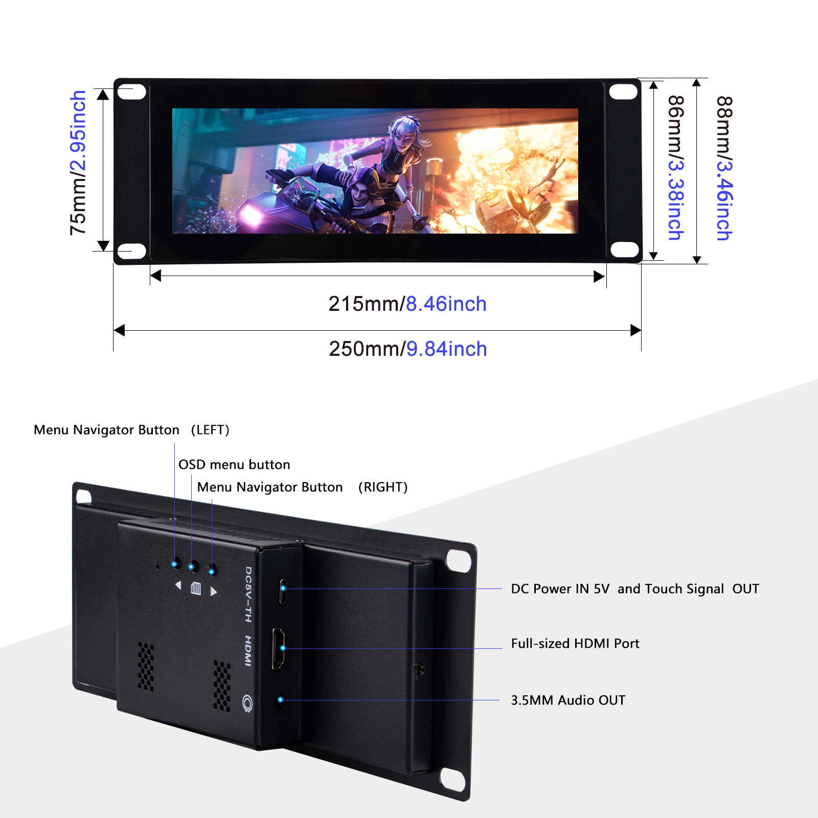 DeskPi 7,84 inch touchscreen 1 - Deskpi Super6C recensie en prijs