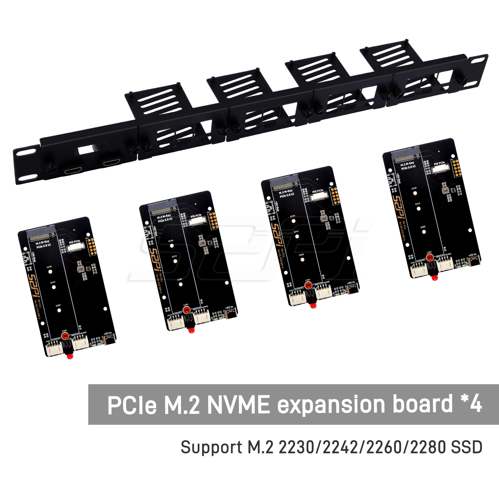 52Pi 1U Rackmount Stalen Beuge - Deskpi Super6C recensie en prijs