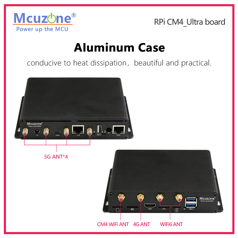 Raspberry Pi CM4_Ultra Board 4 - Deskpi Super6C recensie en prijs