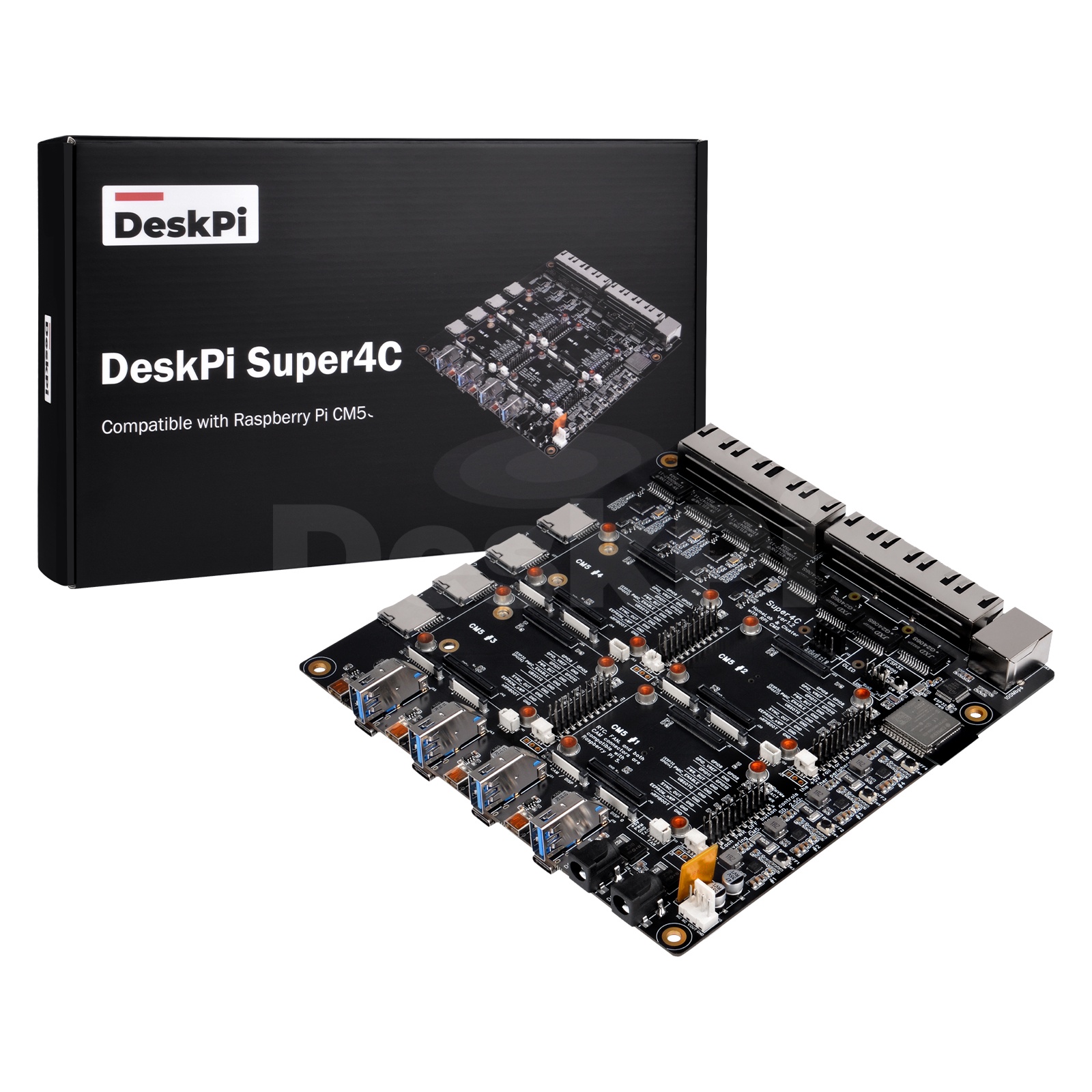 DeskPi Super4C Raspberry Pi CM - Deskpi Super6C recensie en prijs
