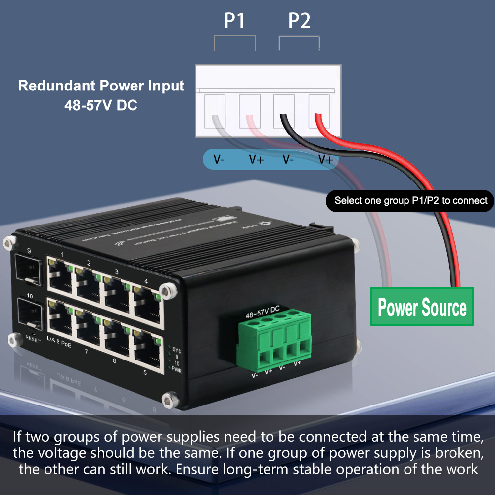 Beheerde PoE-switch 8-poorts 1 - Managed Gigabit Poe Switch 8 Port 802.3At recensie en prijs