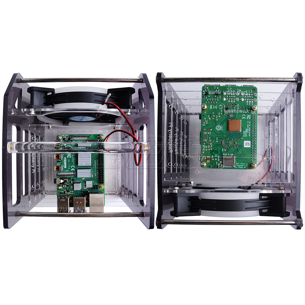 52Pi Rack Toren 4 Layer Acryl  - Deskpi Super6C recensie en prijs