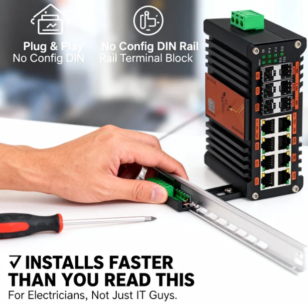 Industriële L2+ beheerde PoE-s - Sfp+ 10G Managed Switch 8 Port recensie en prijs