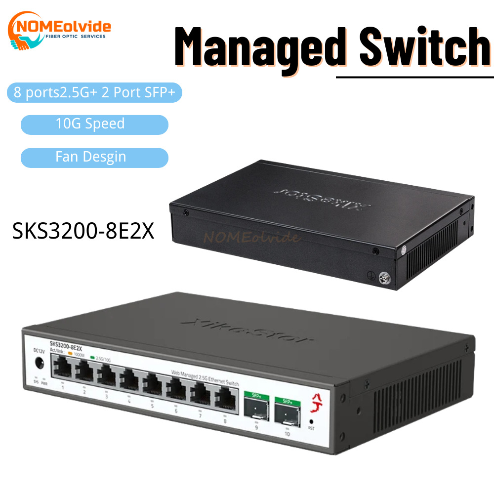 SKS3200 XikeStor 10 poorten L2 - Sfp+ 10G Managed Switch 8 Port recensie en prijs