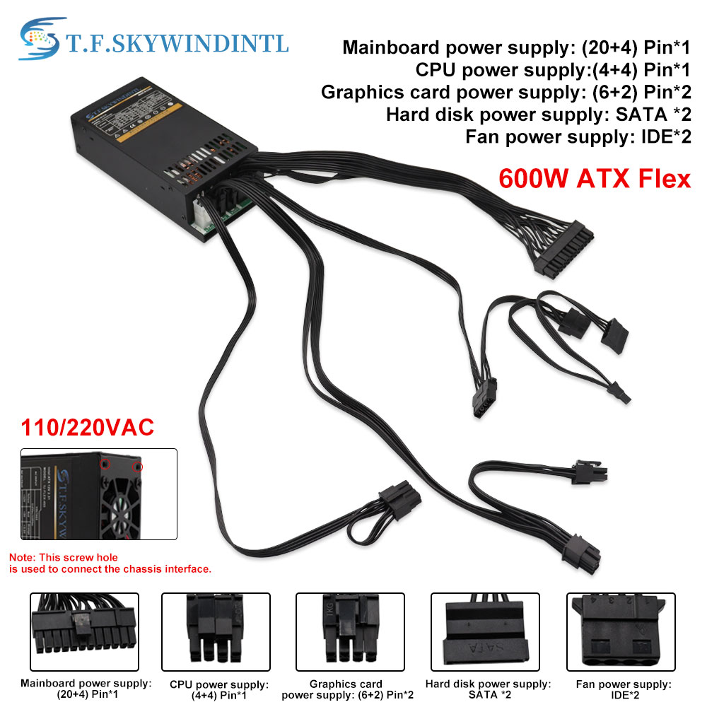 Flex 600W Modulaire Voeding Kl - Atx Power Supply 1U Flex 500W recensie en prijs