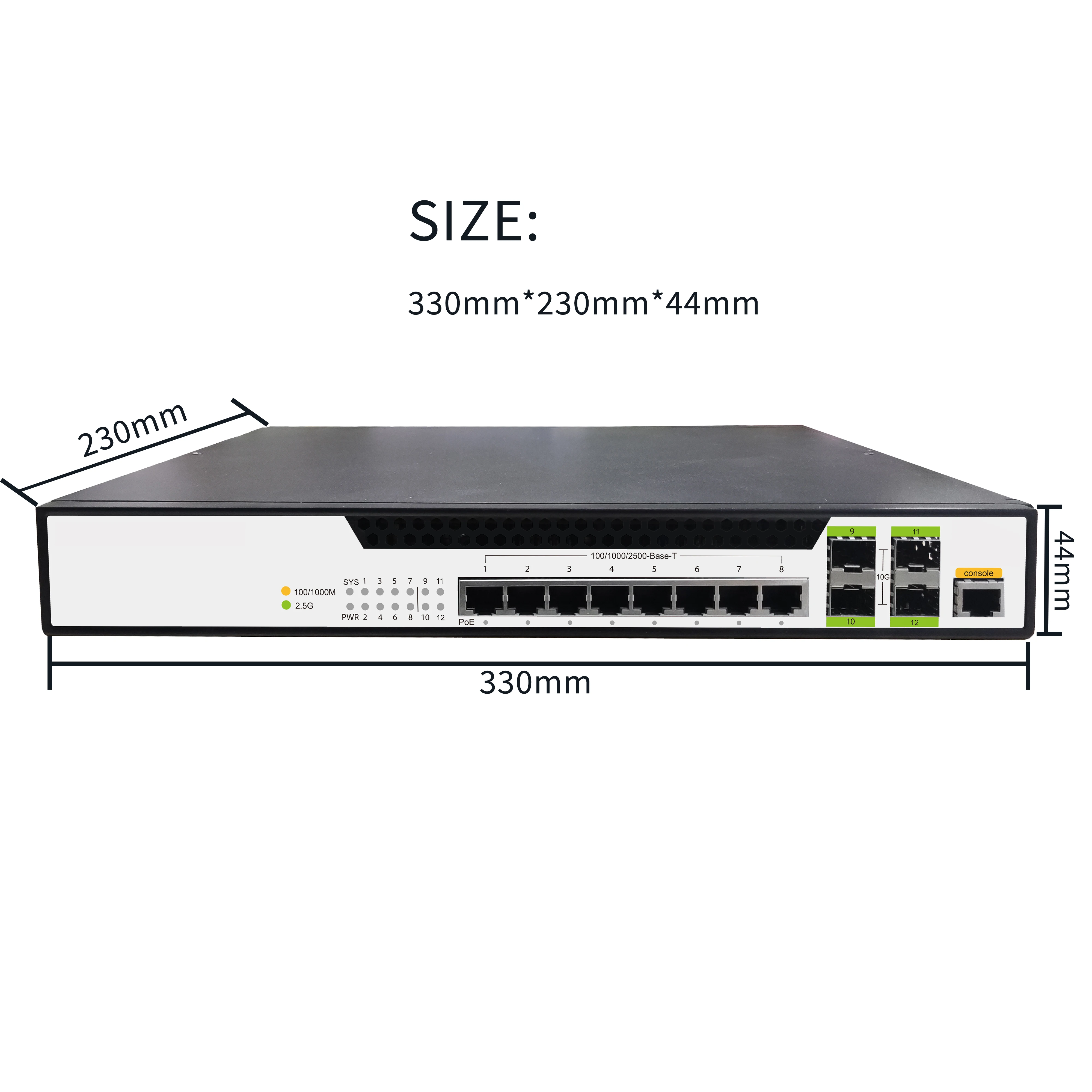 4/8/16/24/48 Poort 2.5G Multi- - Sfp+ 10G Managed Switch 8 Port recensie en prijs